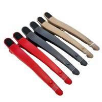 Зажимы для волос термостойкие прорезиненные, 6 шт